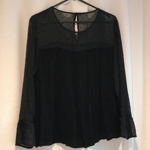 Old Navy Mixed Media Top Large